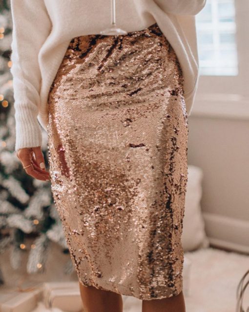 Anthea - Sequin fashion skirt