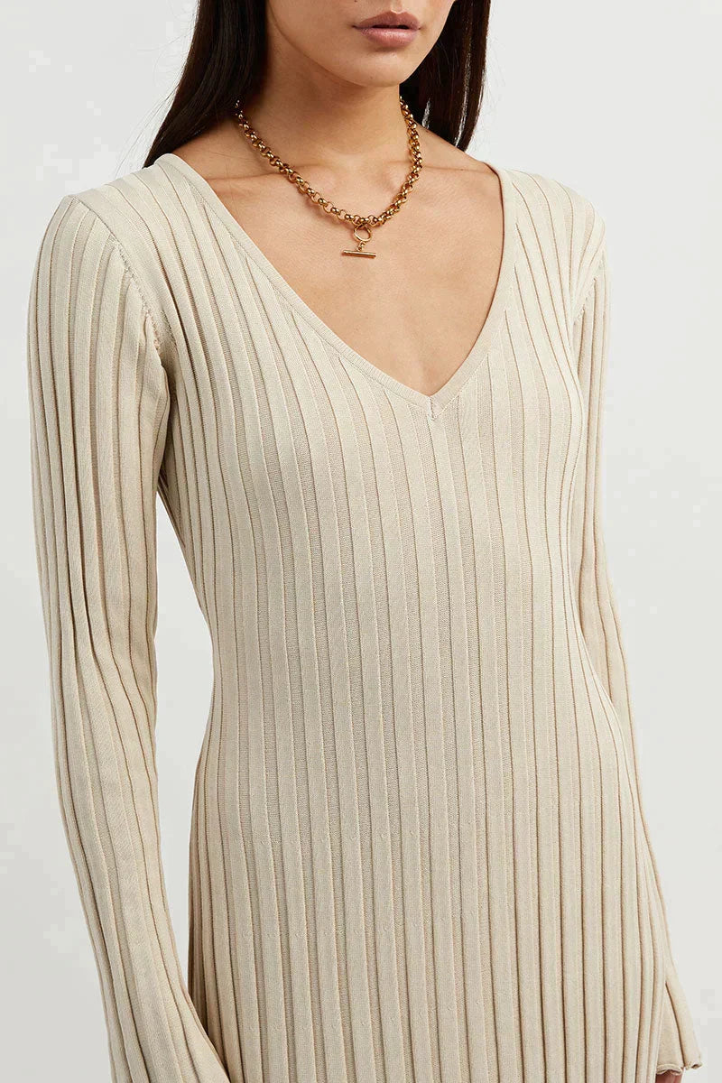 Carilyn - Long Sleeve Midi Dress