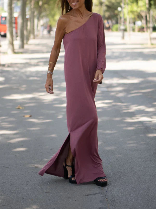 Felicity - Flowing off-shoulder maxi dress
