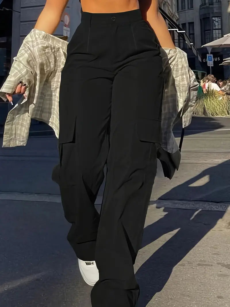 Clara - Plain cargo pants