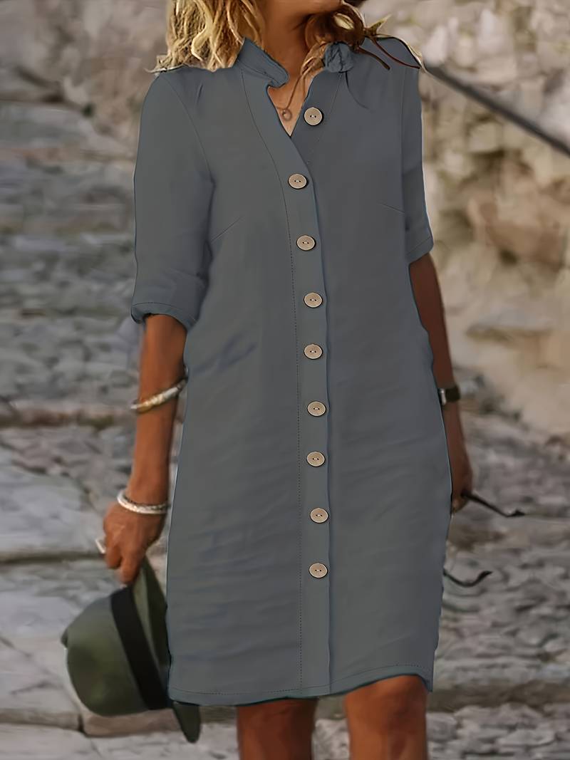 Isabella – Casual Simple Midi Dress for Women