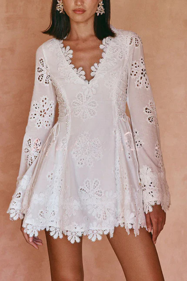 Daisy | Long Sleeve Lace Dress