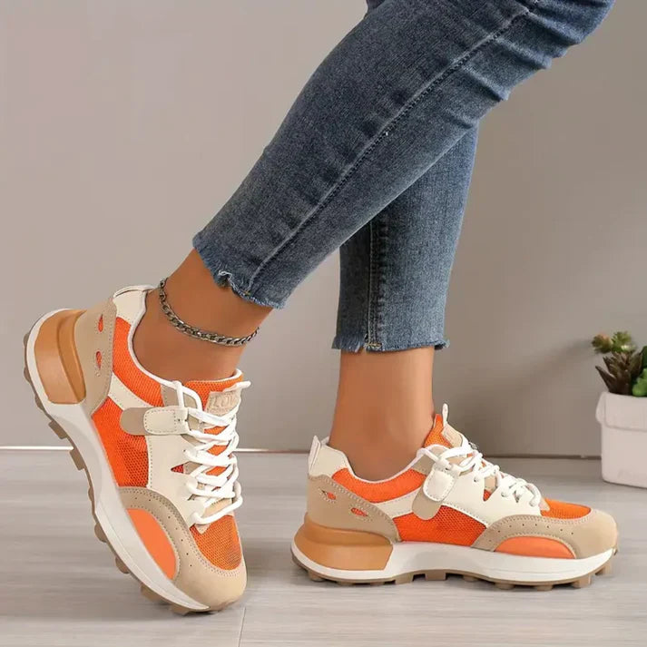 Wendelyn - Casual colour block sports shoes for women