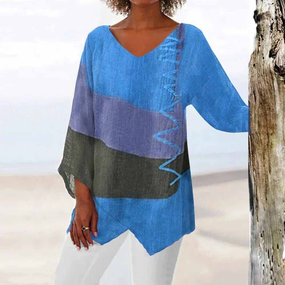 ELADIE - Tricolour stylish shirt