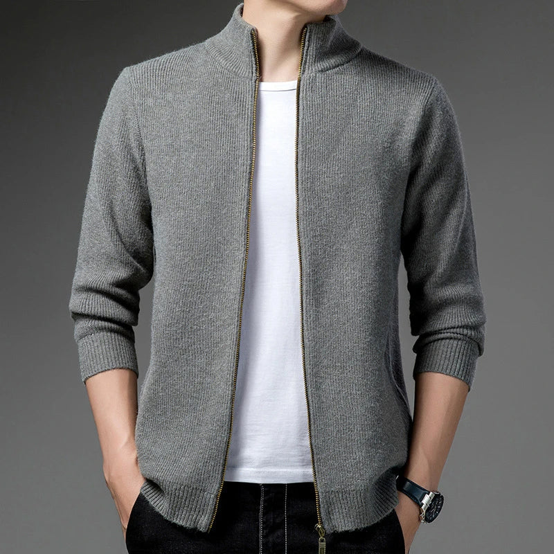 Jens AutumnKnit Vest - Slimfit Vest with Zipper