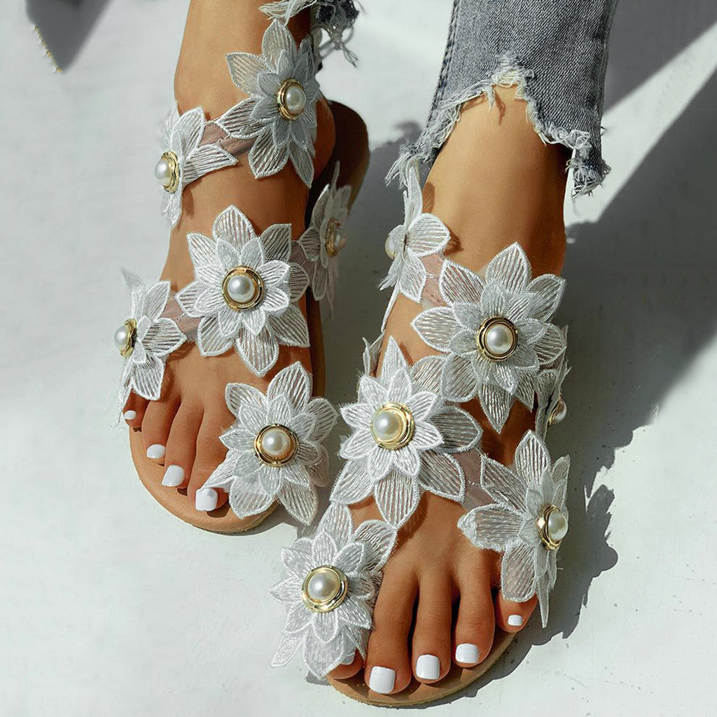 Naomi - Women's Floral Sandals