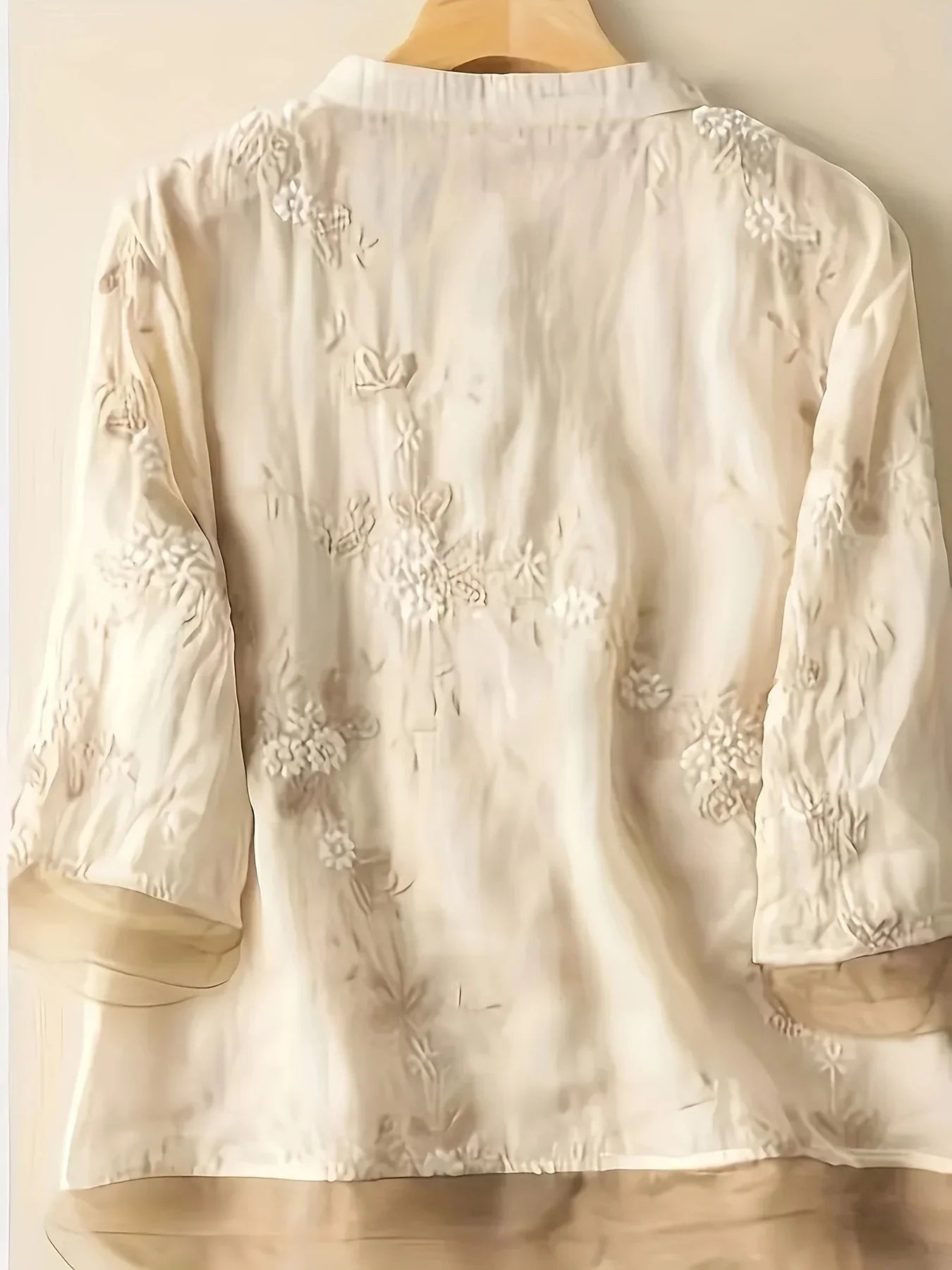 Flower Blouse | Eliza | Embroidered | Button Closure | Spring 2025 | Fashionable