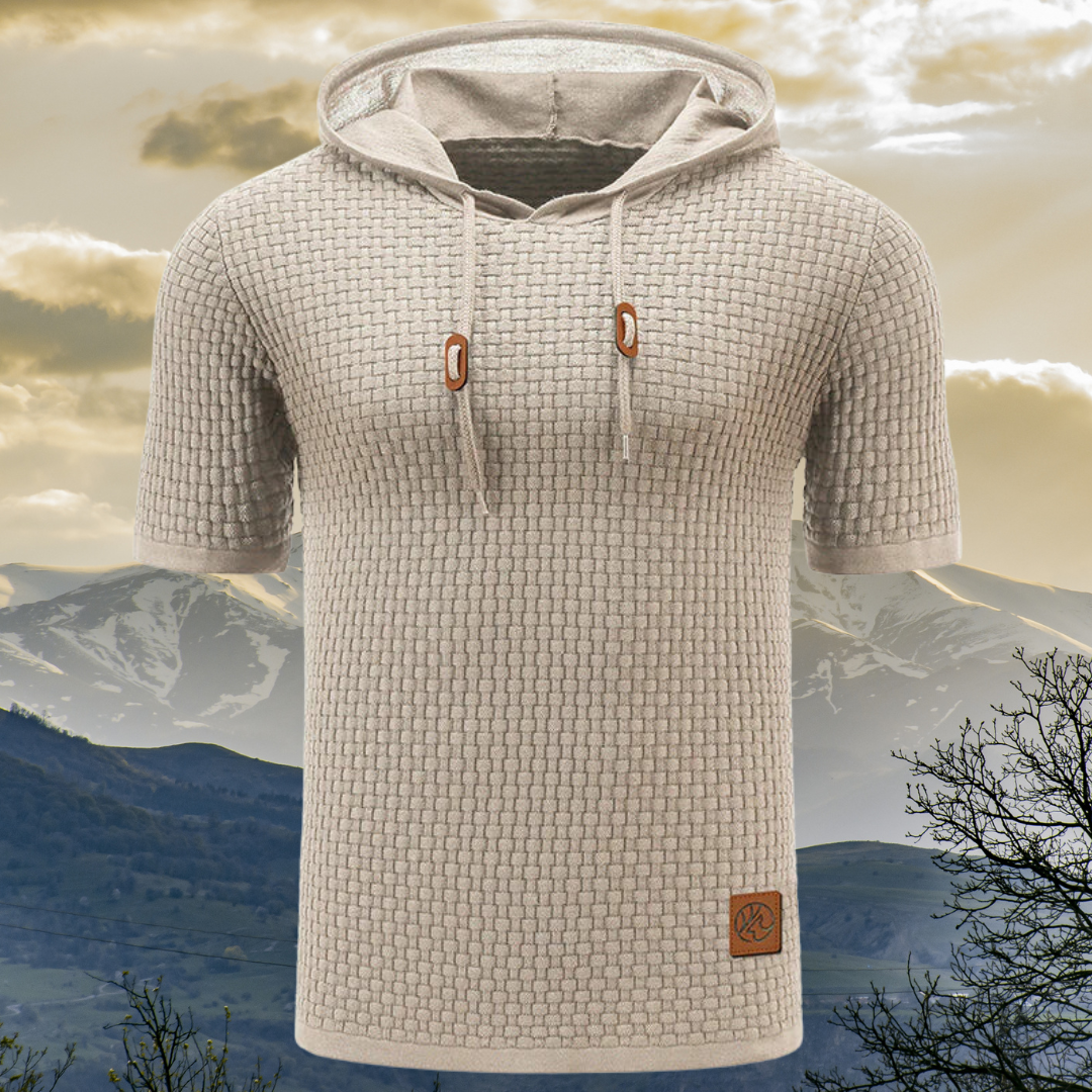Manor - Short Sleeve Hooded Sweatshirt