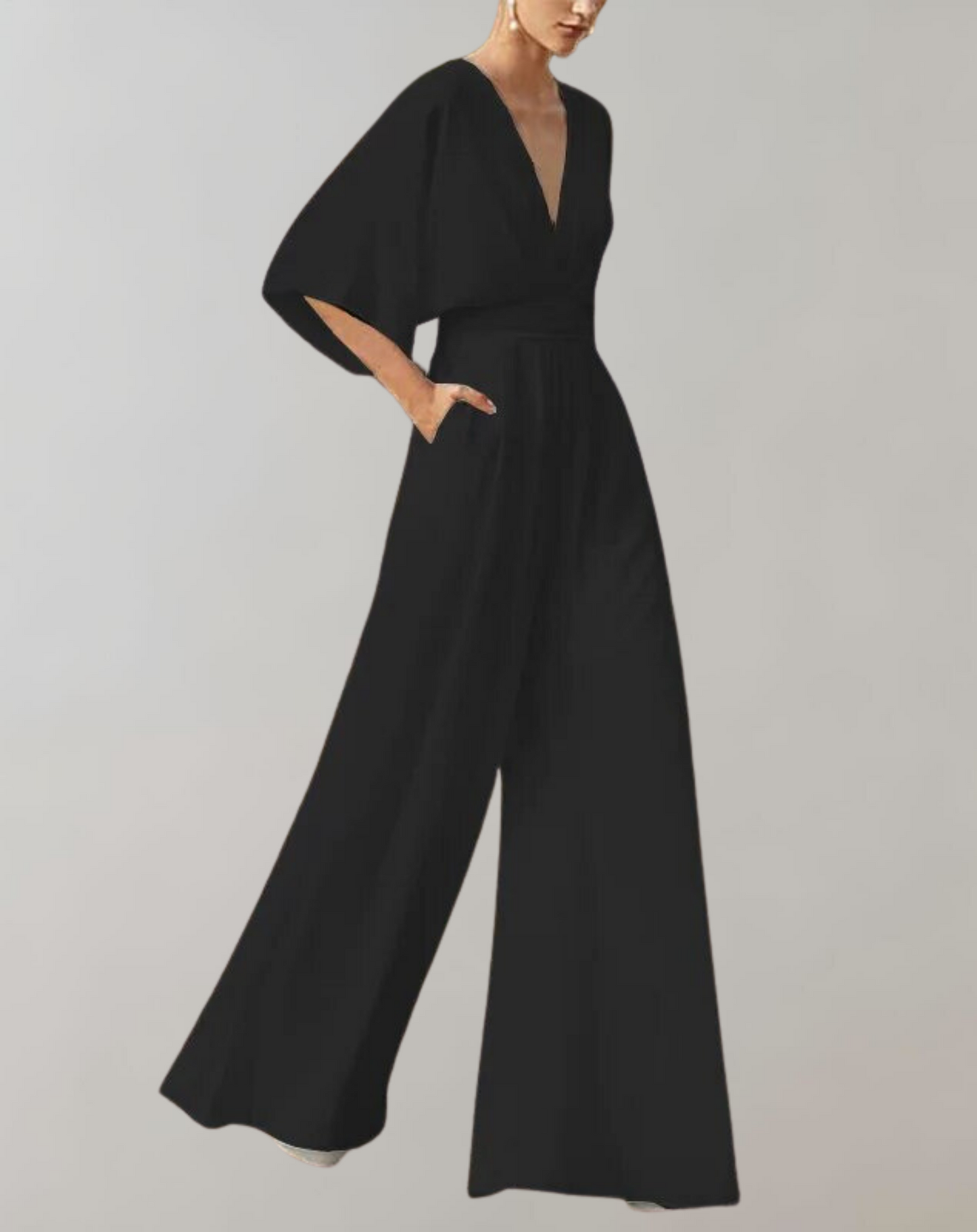Yoko – Casual jumpsuit with wide-leg pants