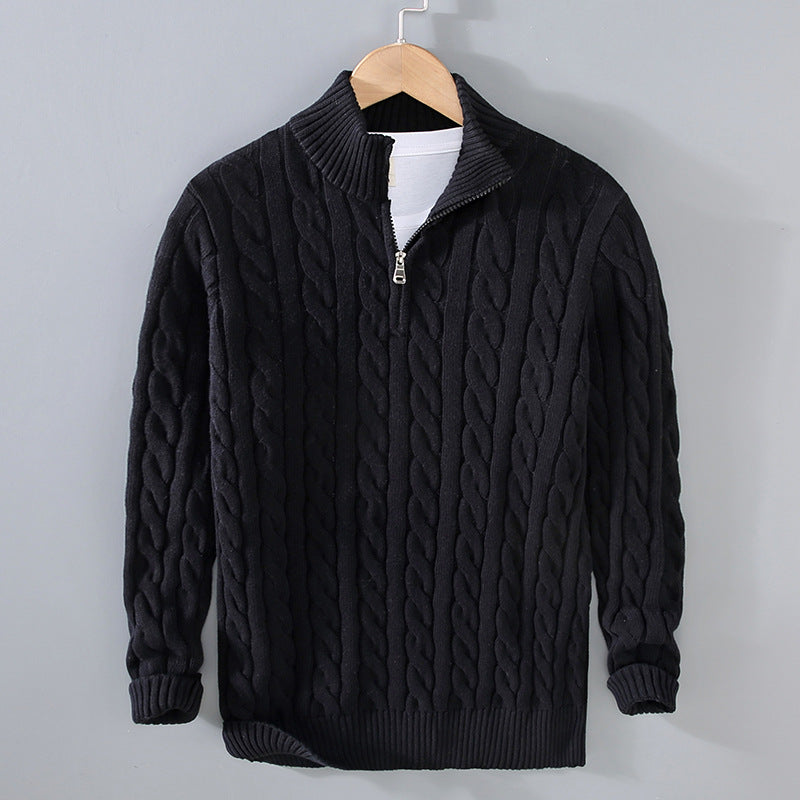 Theo - Men's Polo Shirt with Zipper