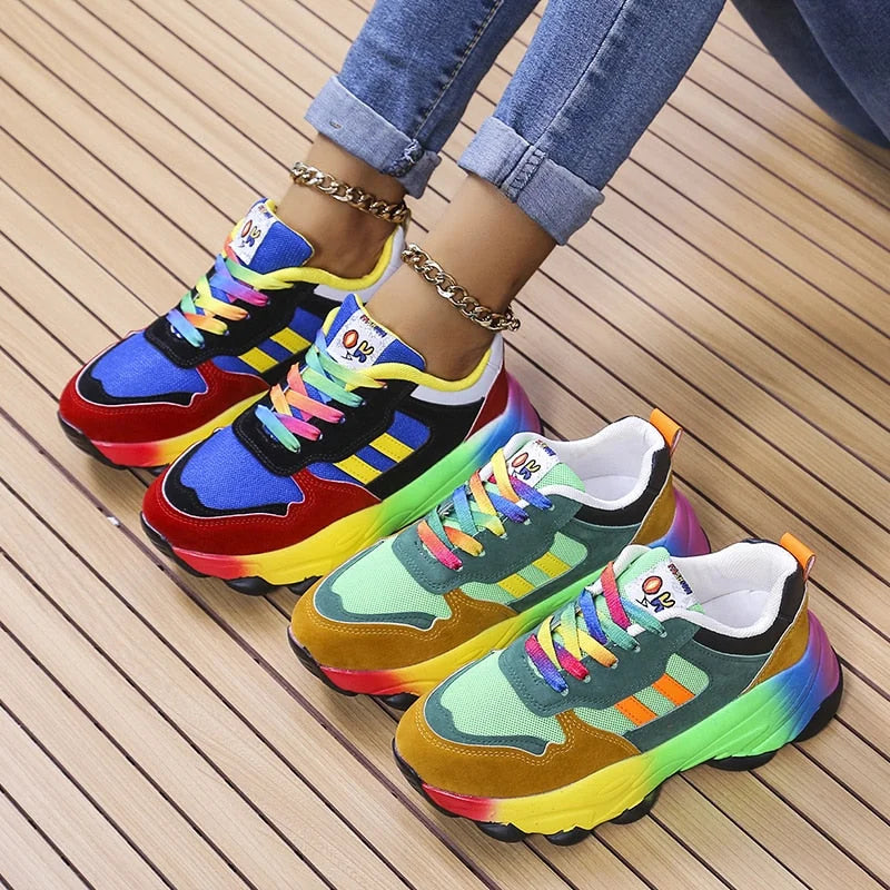 Helen - Colorful orthopedic sneakers with style