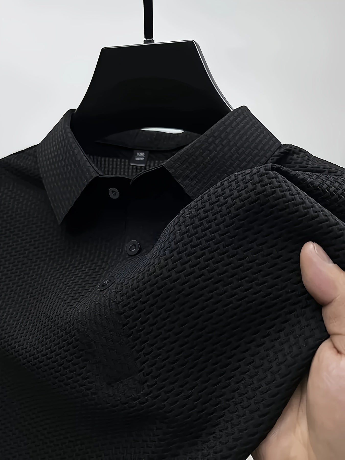Shirt - Sporty - Jacquard - Short Sleeve - Ideal for Summer Outfits