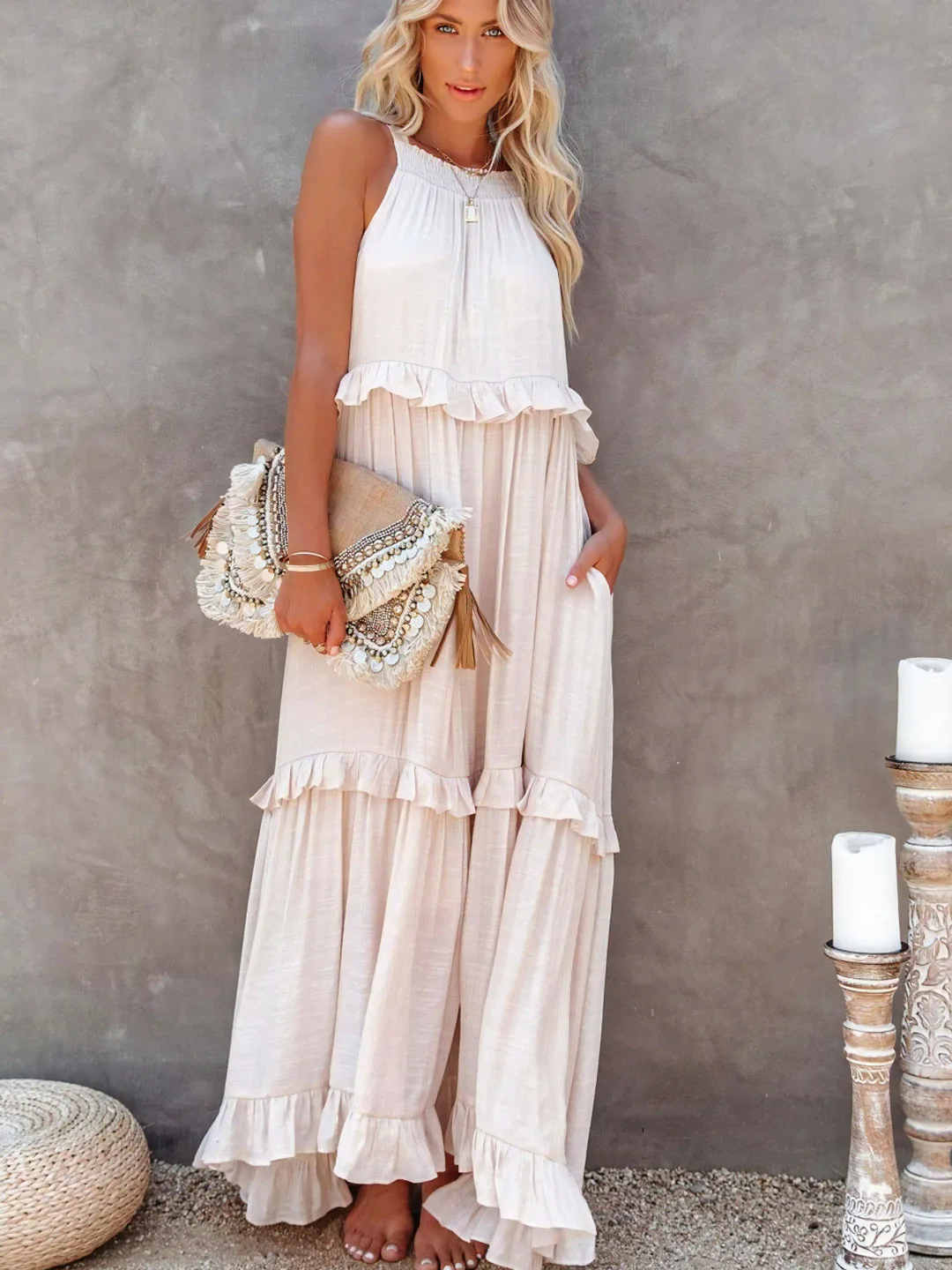 Elsie | Elegant Ruffled Dress