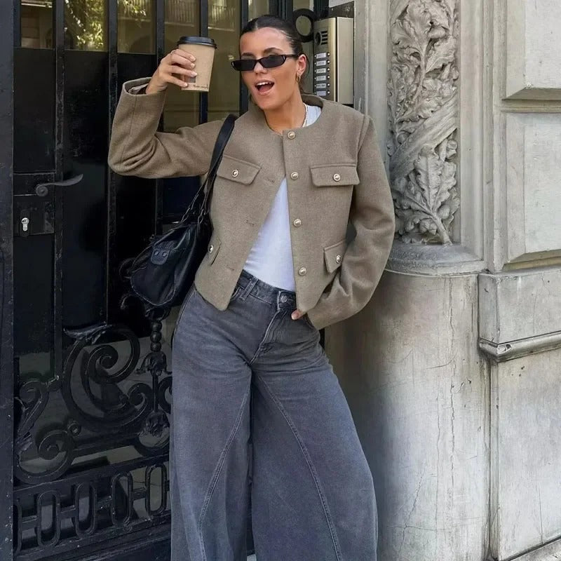 TIFFANY | ELEGANT SHORT BLAZER