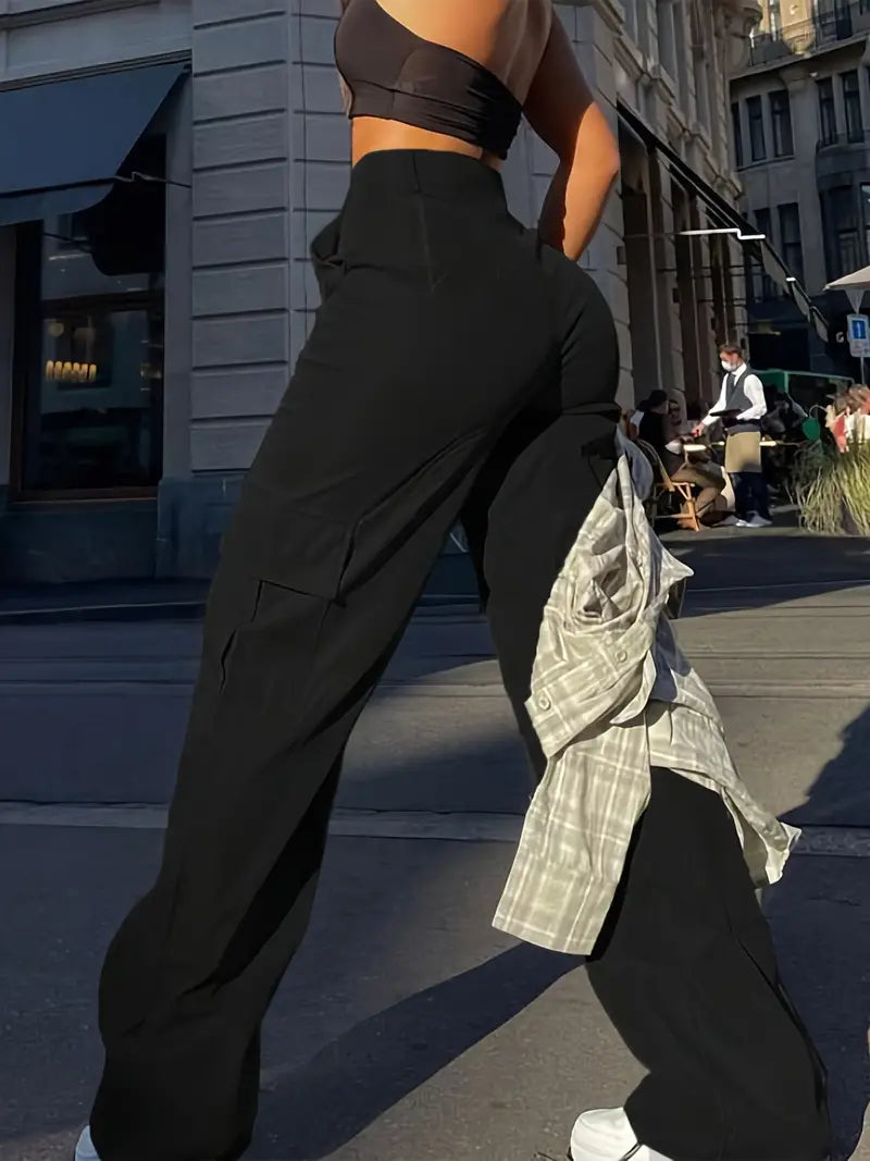 Clara - Plain cargo pants