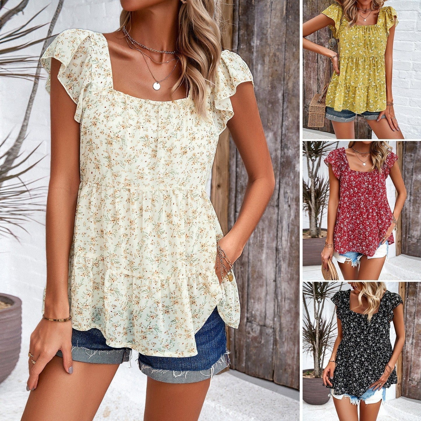 Izabel | Women's Summer Blouse - Light & Stylish Top for Warm Weather