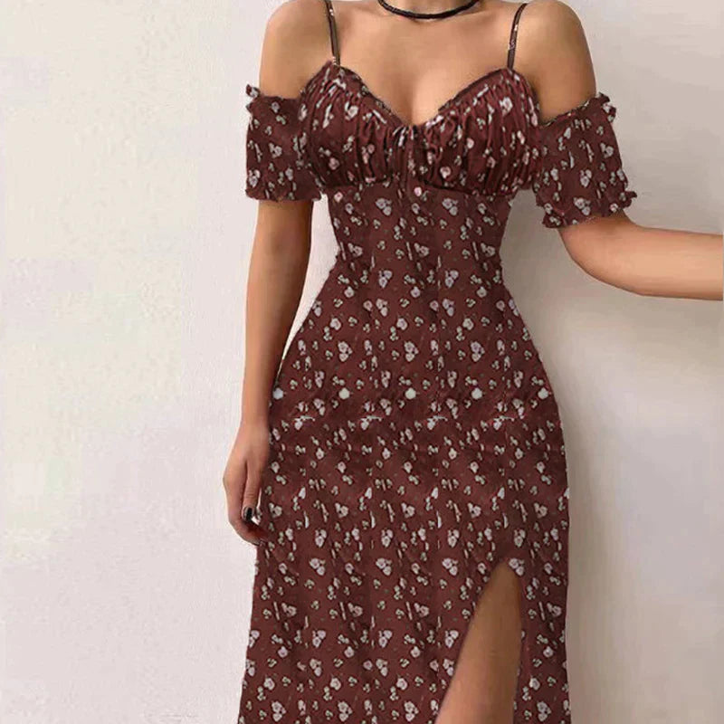 Natalia - V-neck cocktail dress