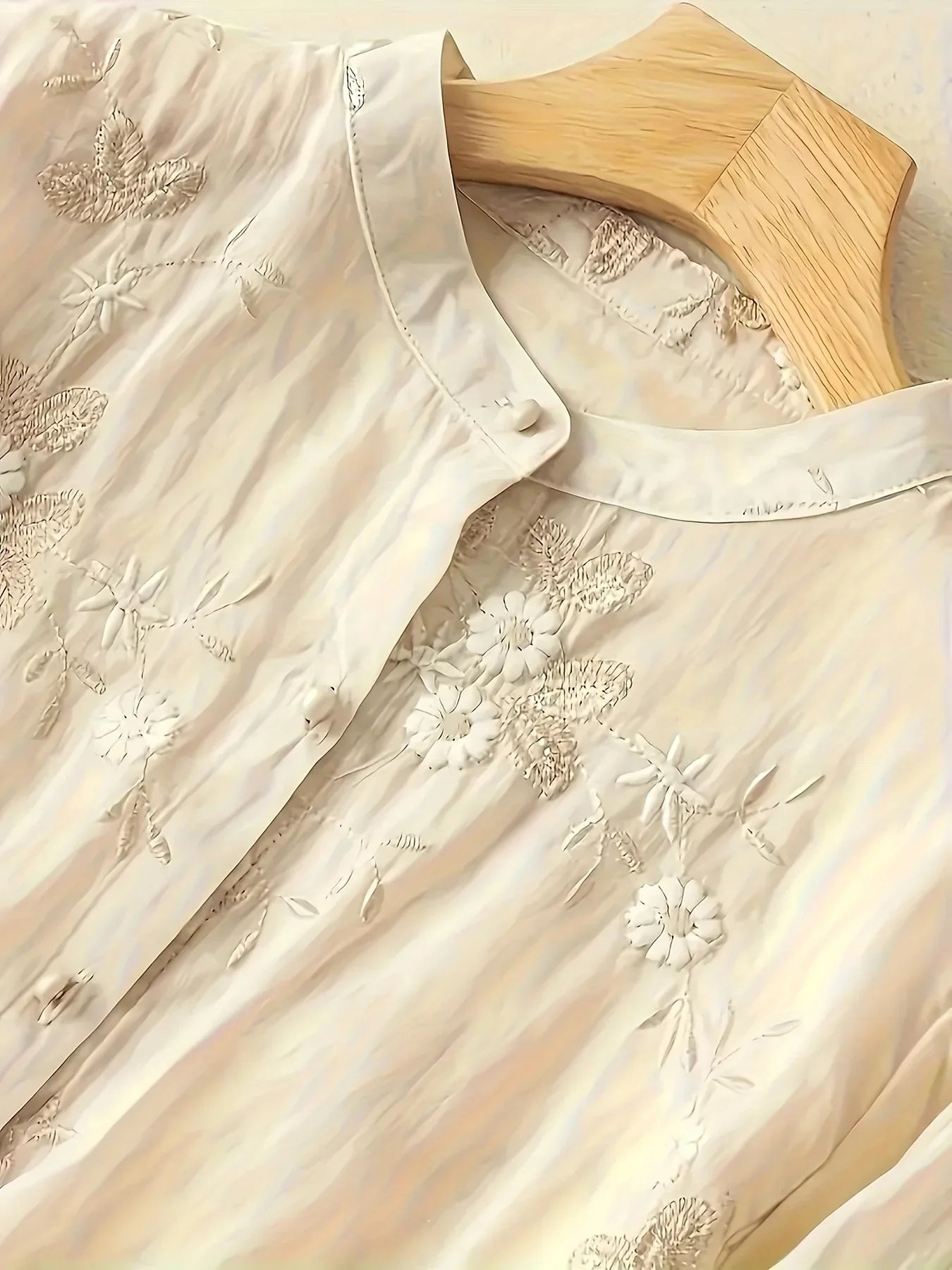 Flower Blouse | Eliza | Embroidered | Button Closure | Spring 2025 | Fashionable