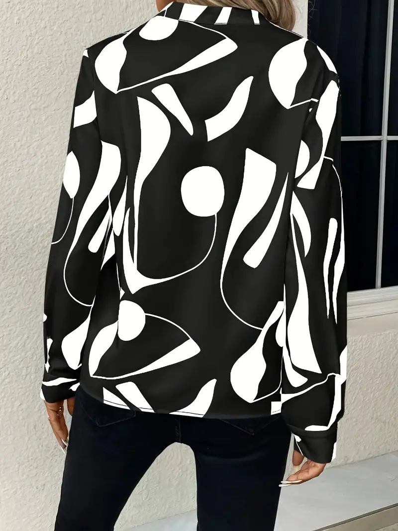 Lucija | - Women's casual V-neck blouse