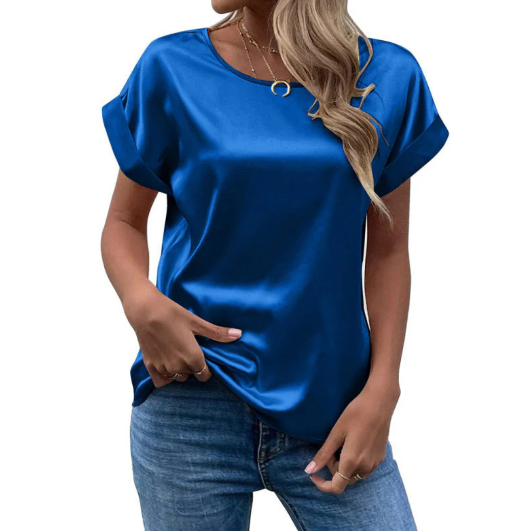 Brushed Trend Shirt with Loose Fit for Women – Leona