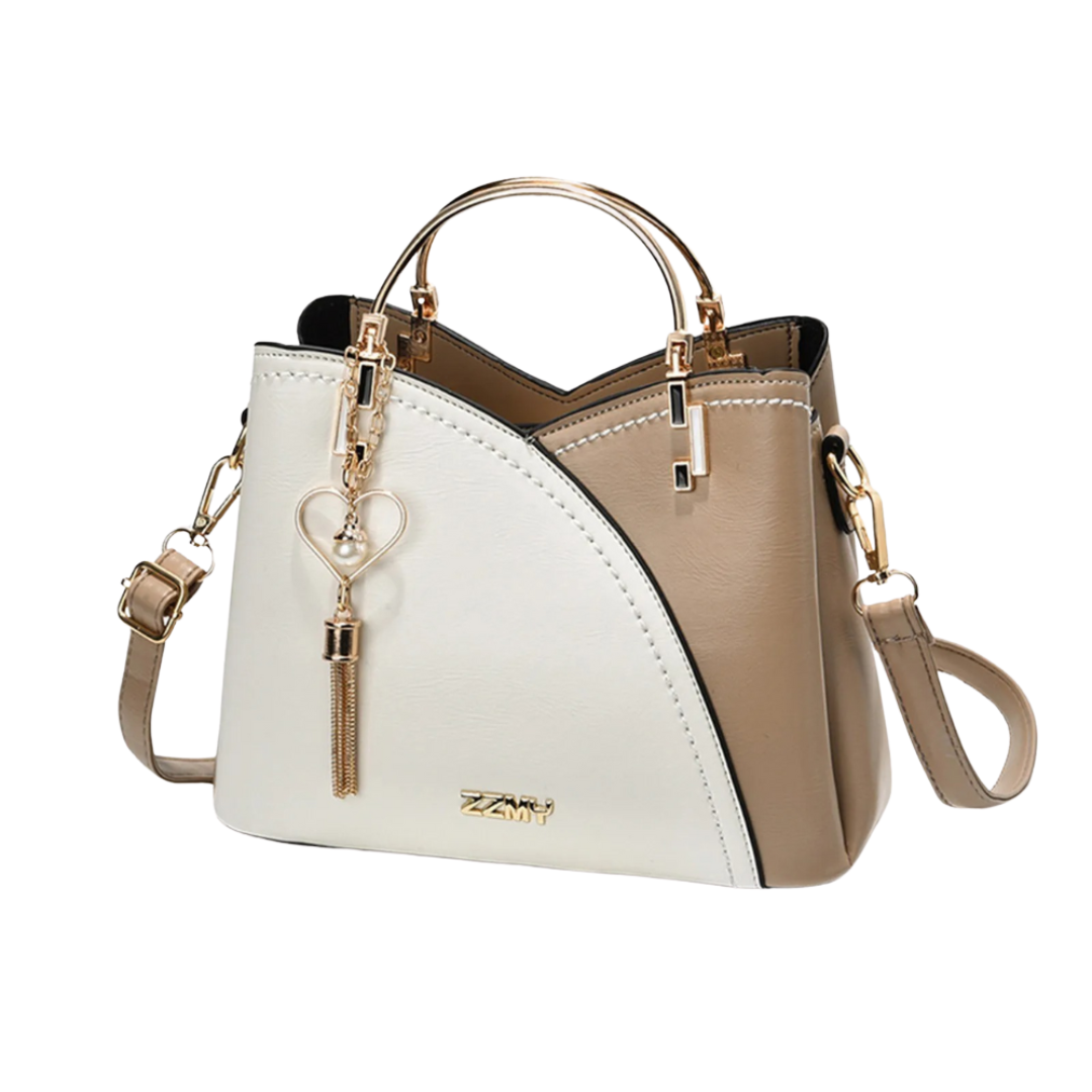 Luxetote – Vintage Patchwork PU Leather Handbag for Women