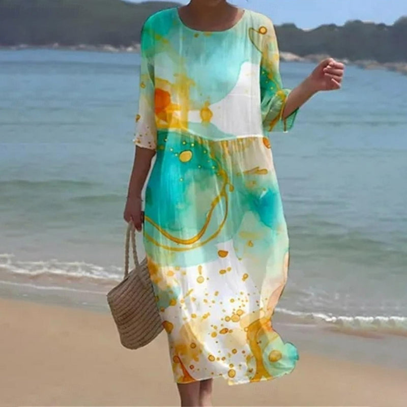Althea - Elegant Embroidered Dress