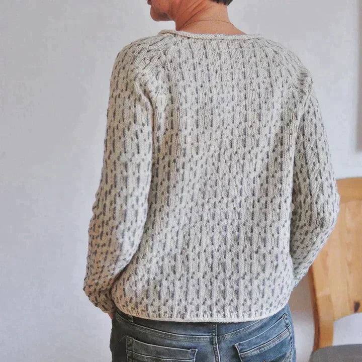Julia - Elegant Gray Sweater