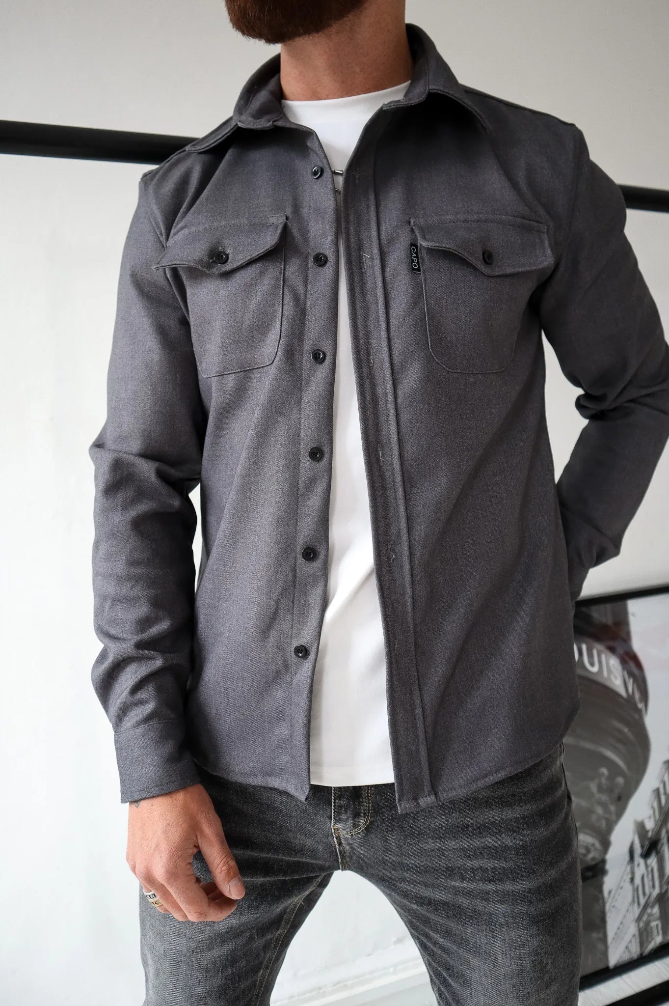 Bernard - Button-down shirt jacket