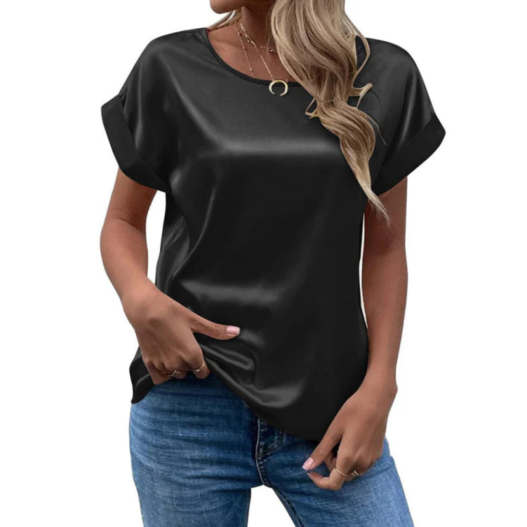 Brushed Trend Shirt with Loose Fit for Women – Leona