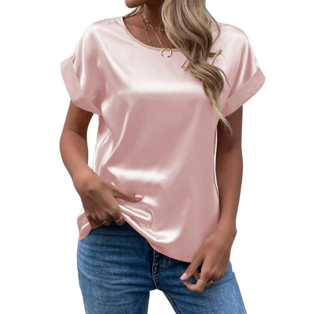 Brushed Trend Shirt with Loose Fit for Women – Leona