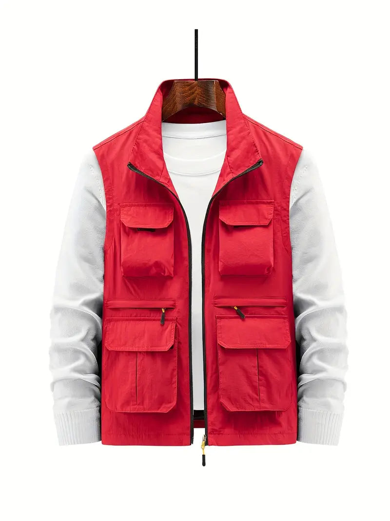Breeze - Men's Vest with Multi-Pockets and Zip