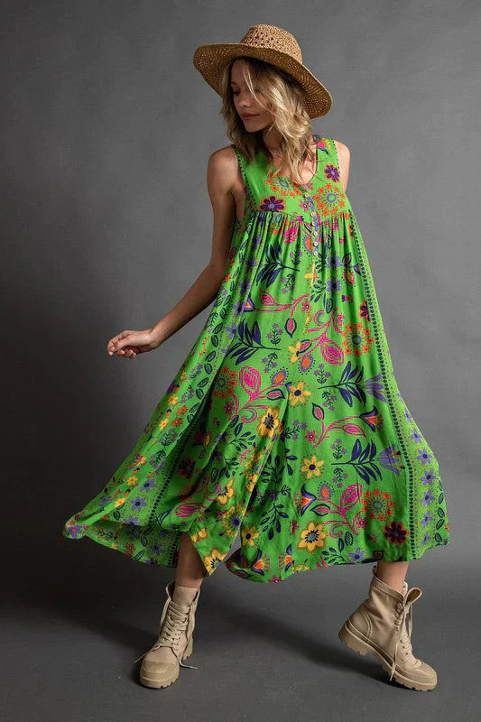 Pauline - Jumpsuit with vintage floral print