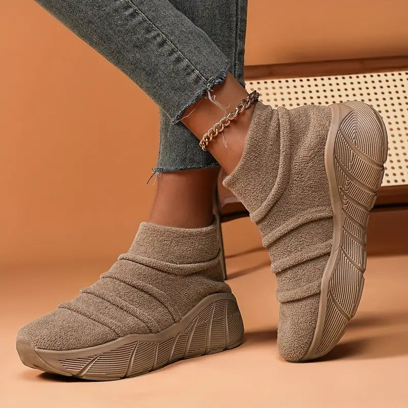 Martha - Cozy plush running shoes for women