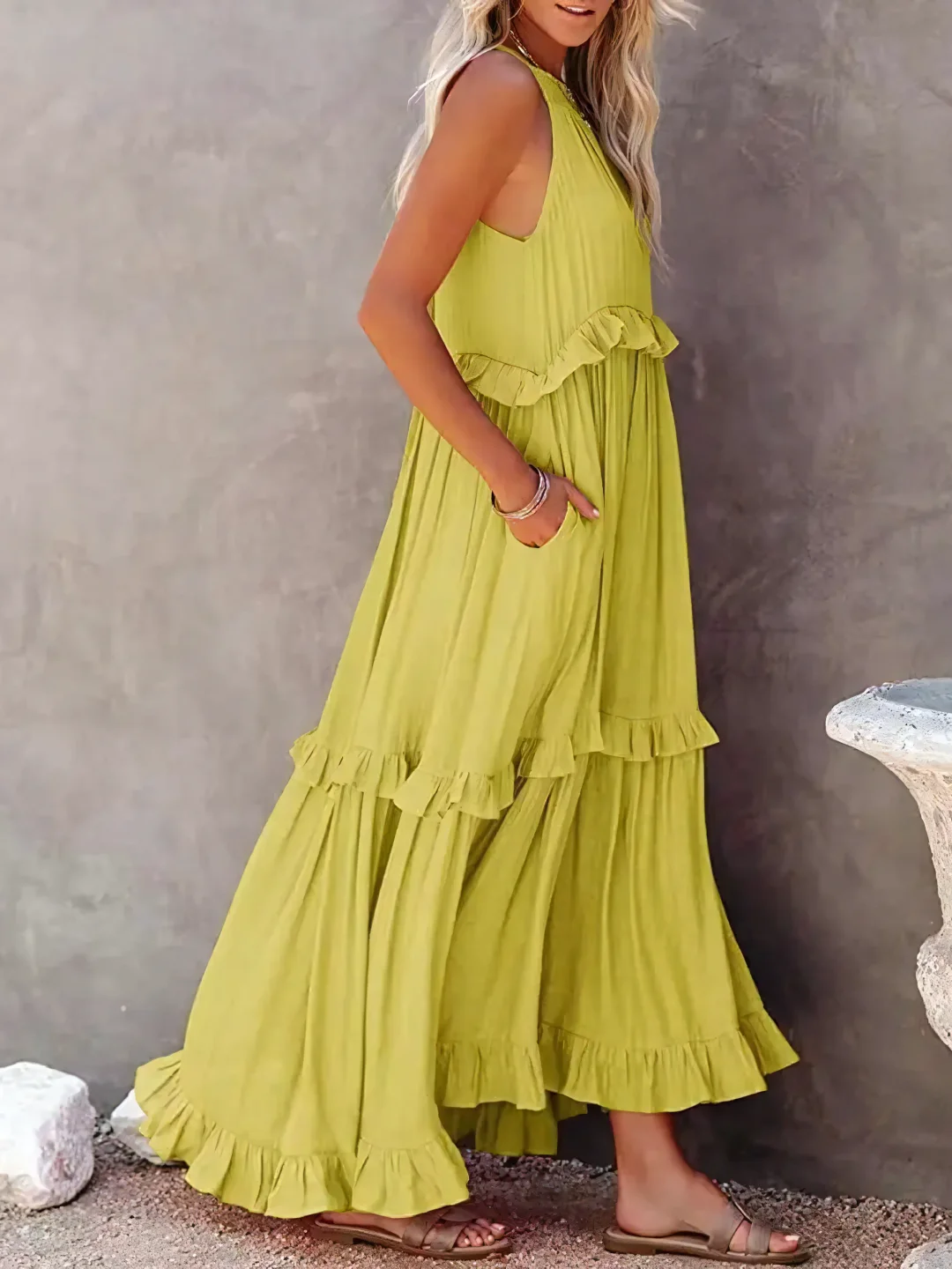 Elsie | Elegant Ruffled Dress