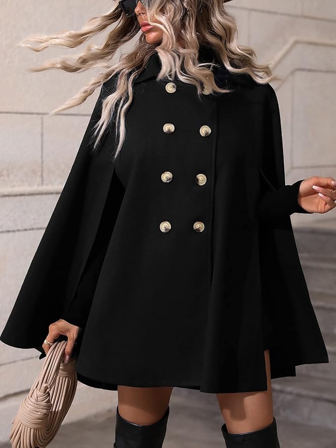 Cozy Cape Coat for Women