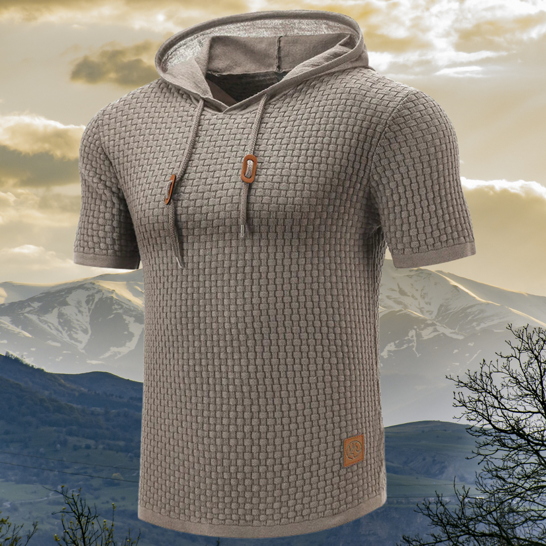 Manor - Short Sleeve Hooded Sweatshirt