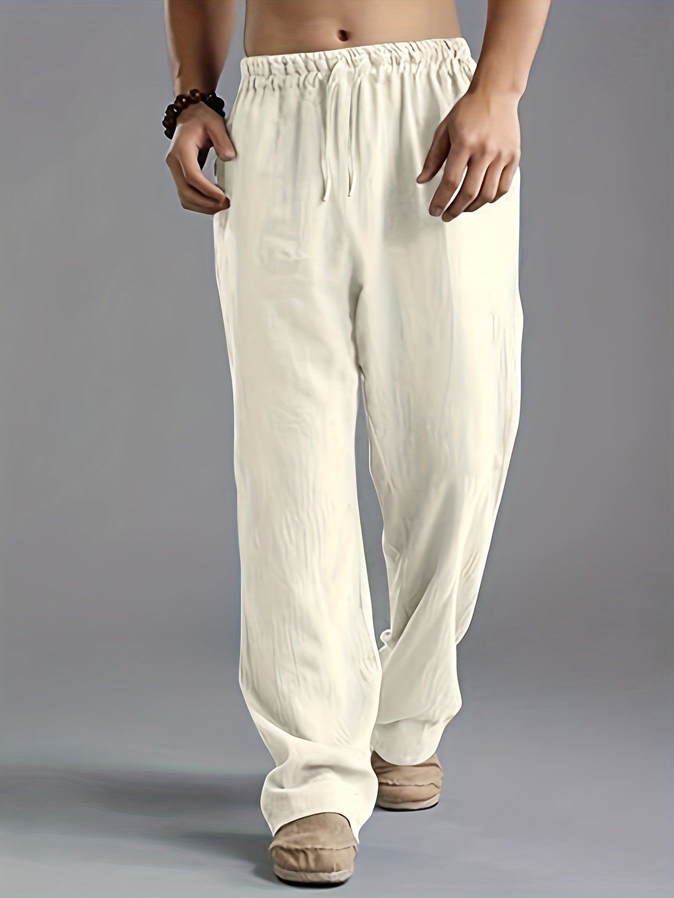 T-shirt - Casual - Cotton blend, Plain color, Drawstring - Perfect for Summer