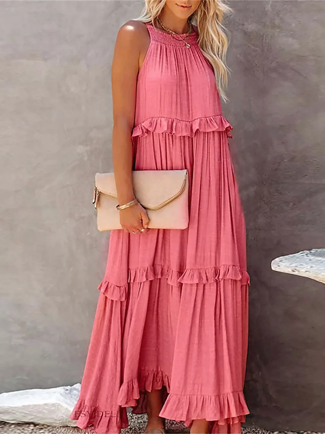 Elsie | Elegant Ruffled Dress