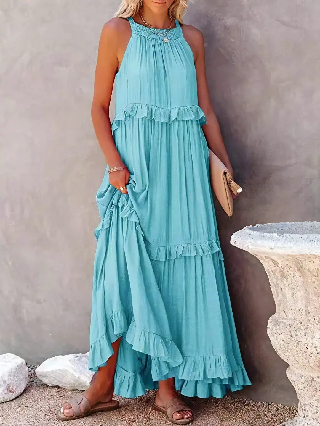 Elsie | Elegant Ruffled Dress
