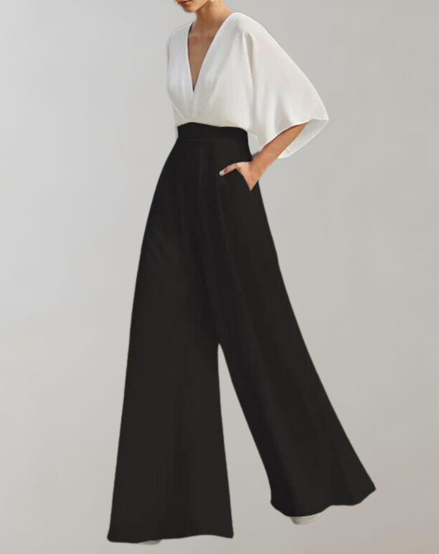 Yoko – Casual jumpsuit with wide-leg pants