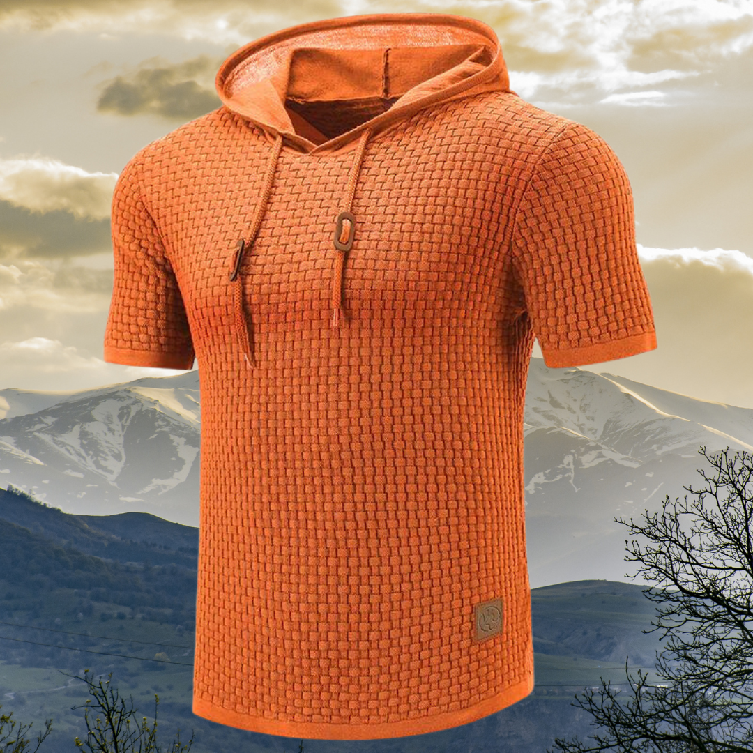 Manor - Short Sleeve Hooded Sweatshirt