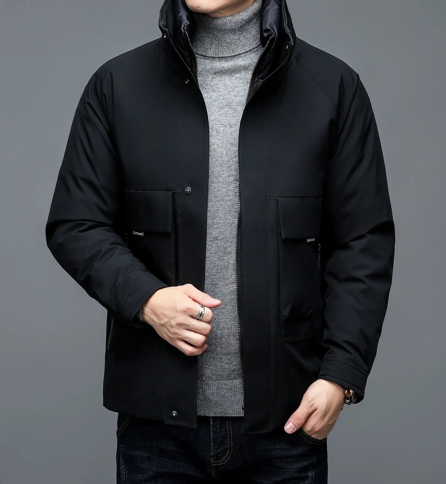 Raf Down Jacket - Trendy and Perfect for Winter Sports