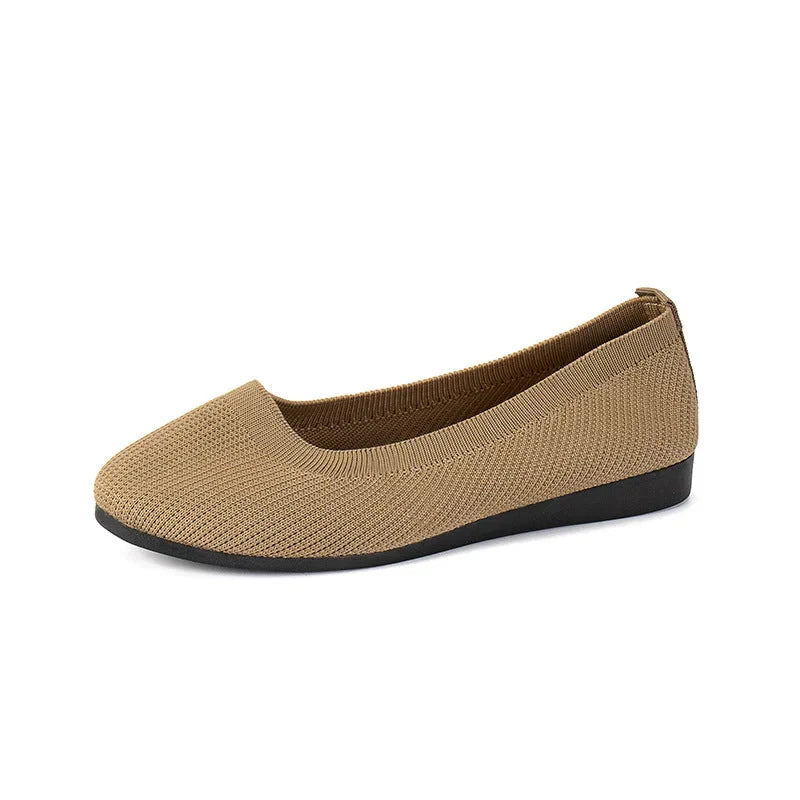 Eus Breathable Anti-Slip Summer Ballerina Shoes for Women