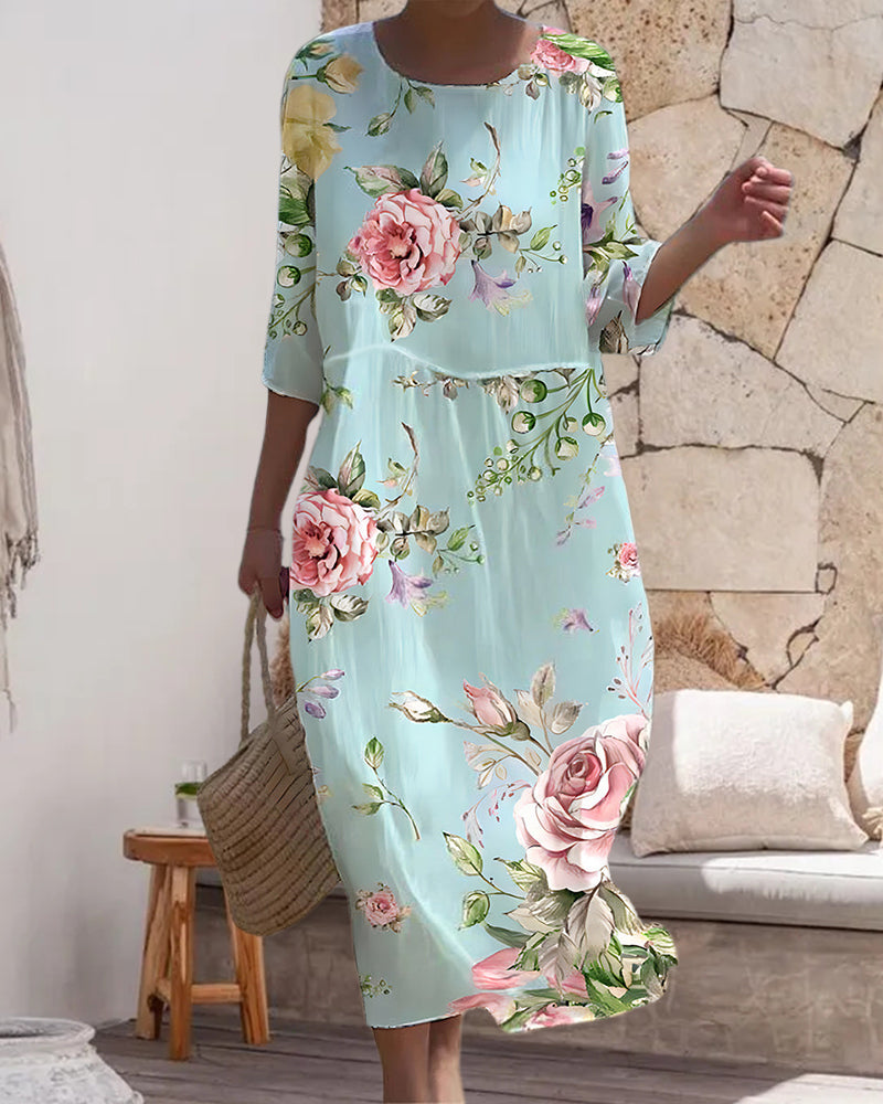 Althea - Elegant Embroidered Dress