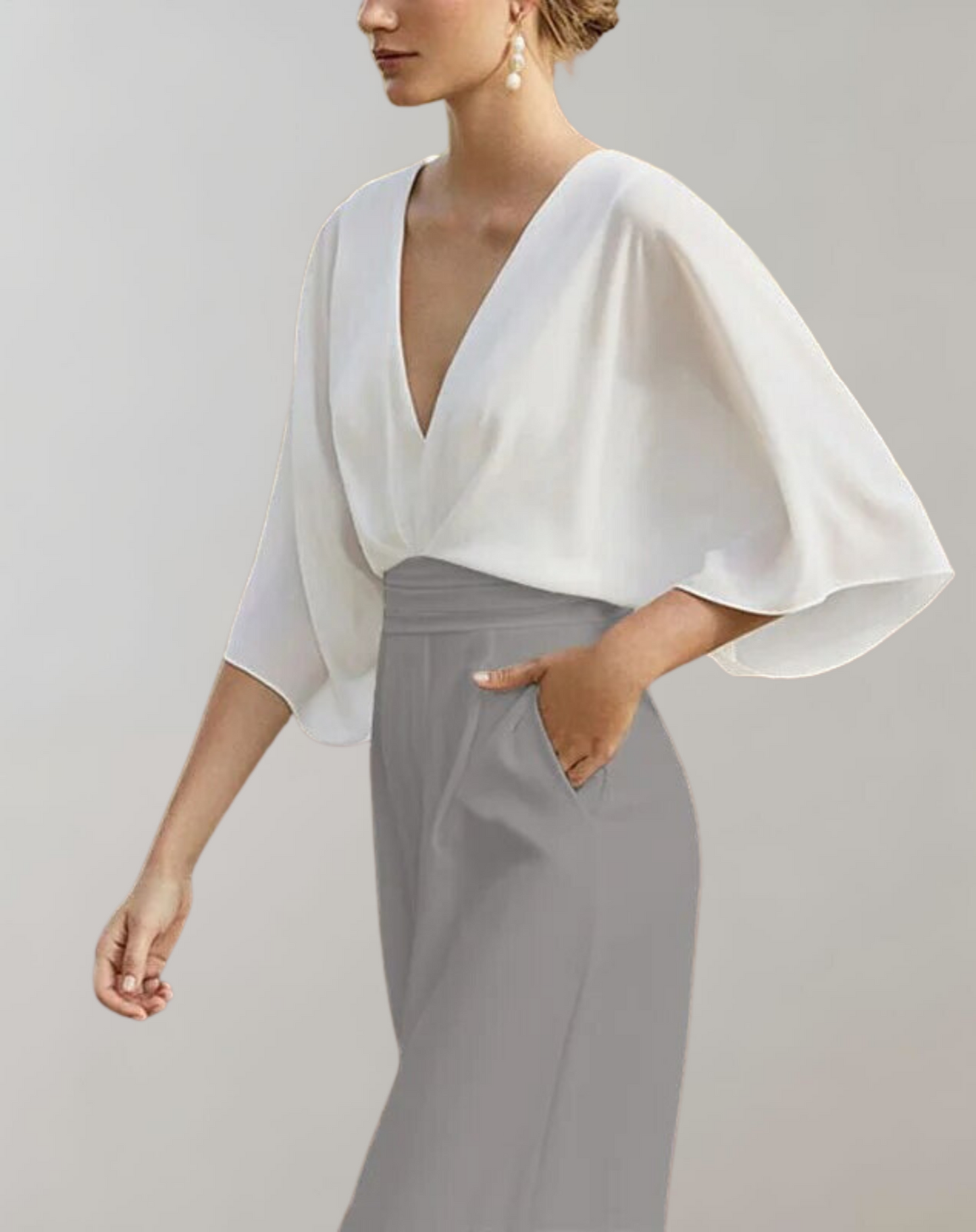 Yoko – Casual jumpsuit with wide-leg pants