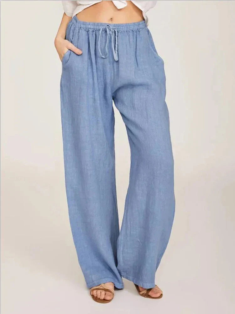 Virginia - Cotton linen trousers
