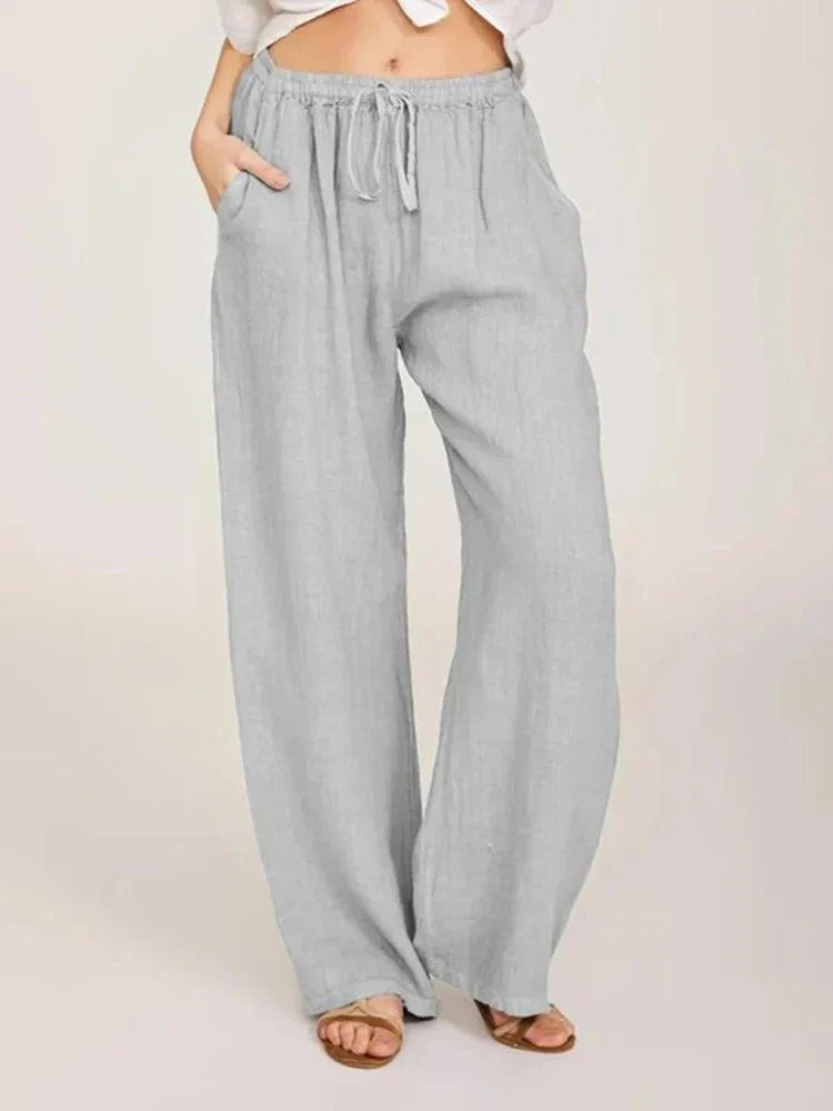 Virginia - Cotton linen trousers