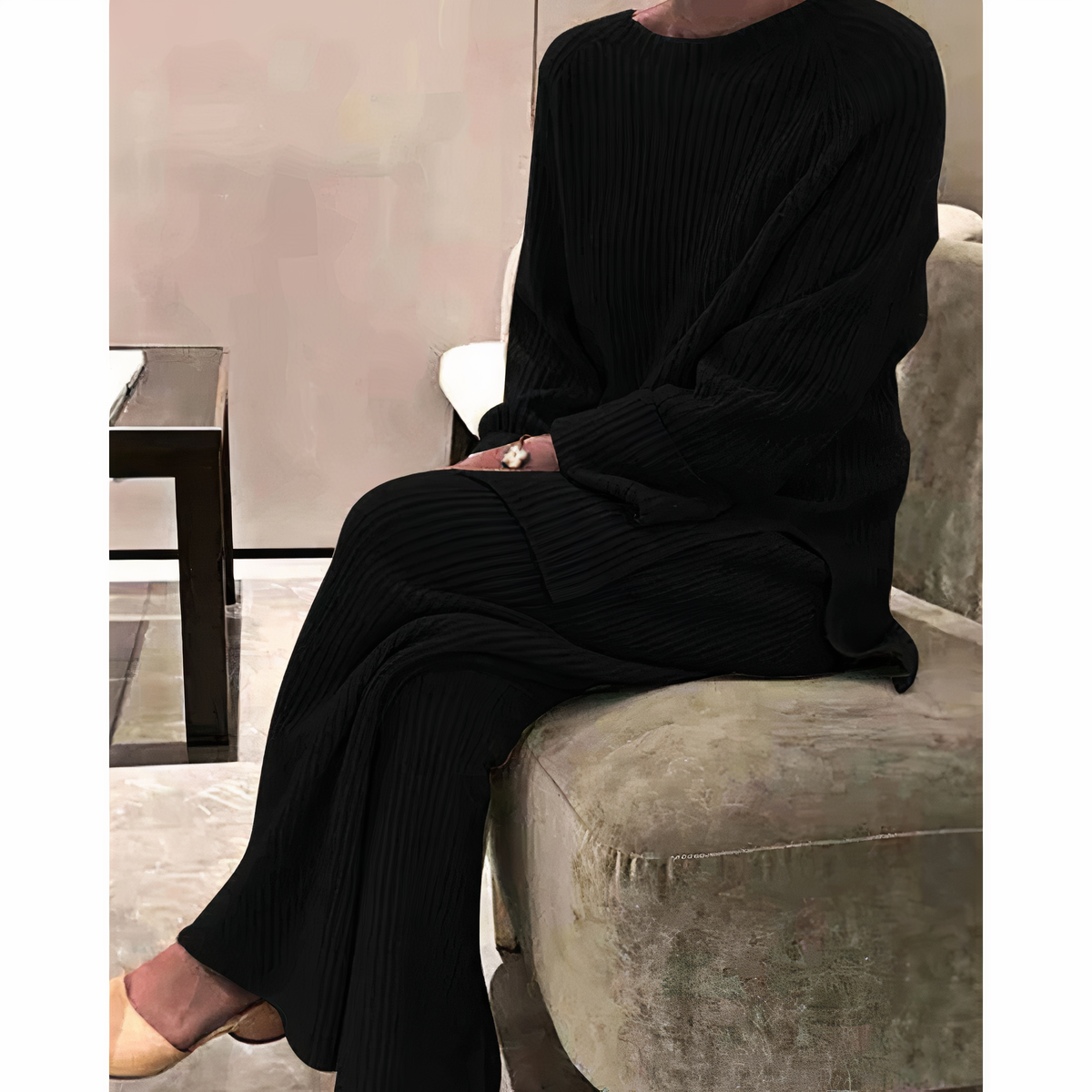 Casual Knitted Sweater and Pants - Samantha