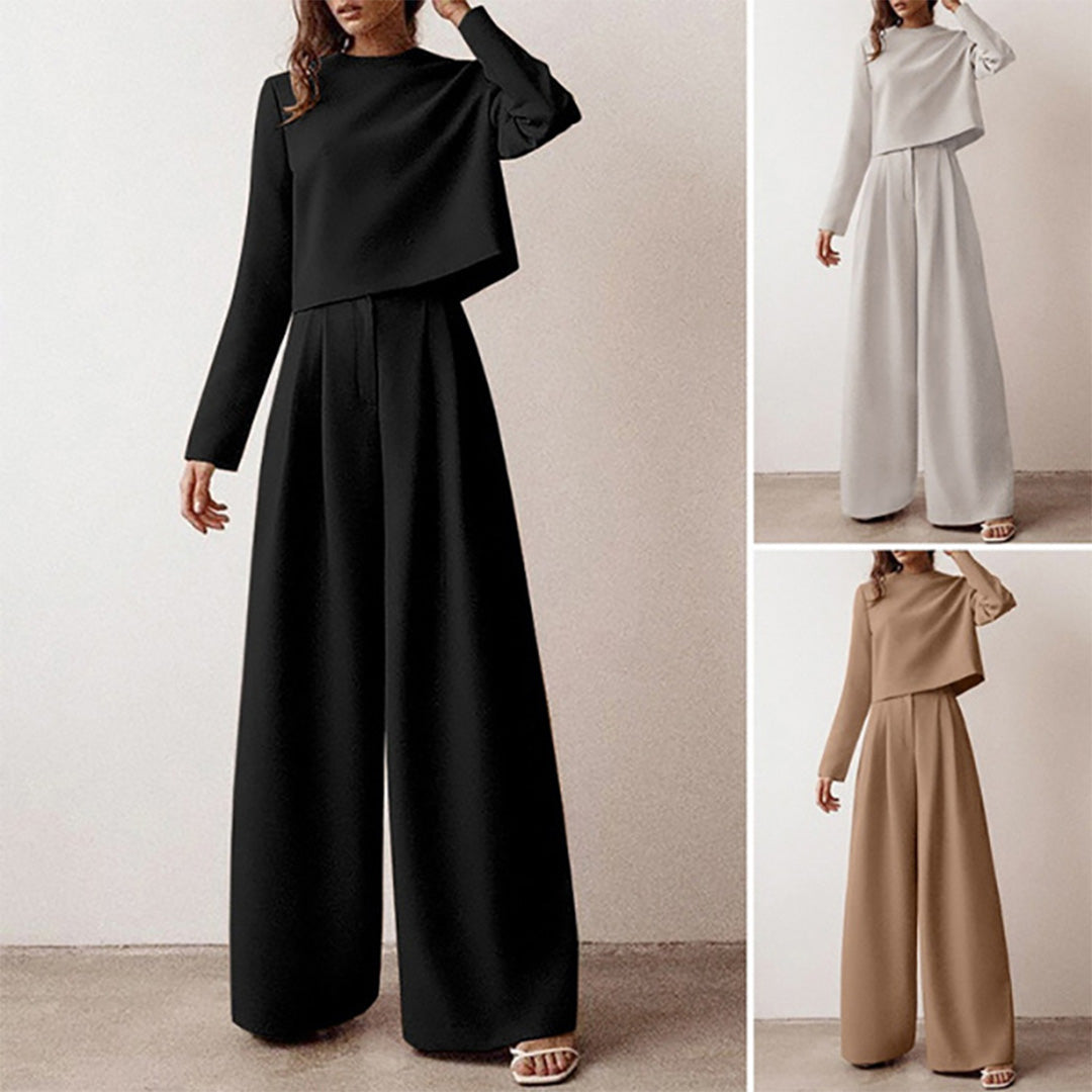 Trendy Two-Piece Palazzo Set - Amara