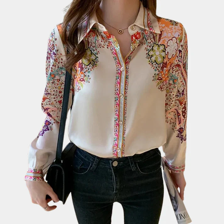 Sofia | Women's elegant long sleeve - blouse